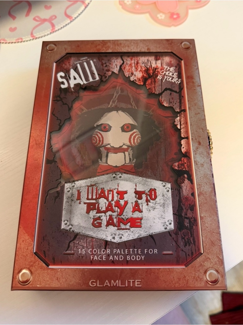 Saw x Glamlite Eyeshadow Palette